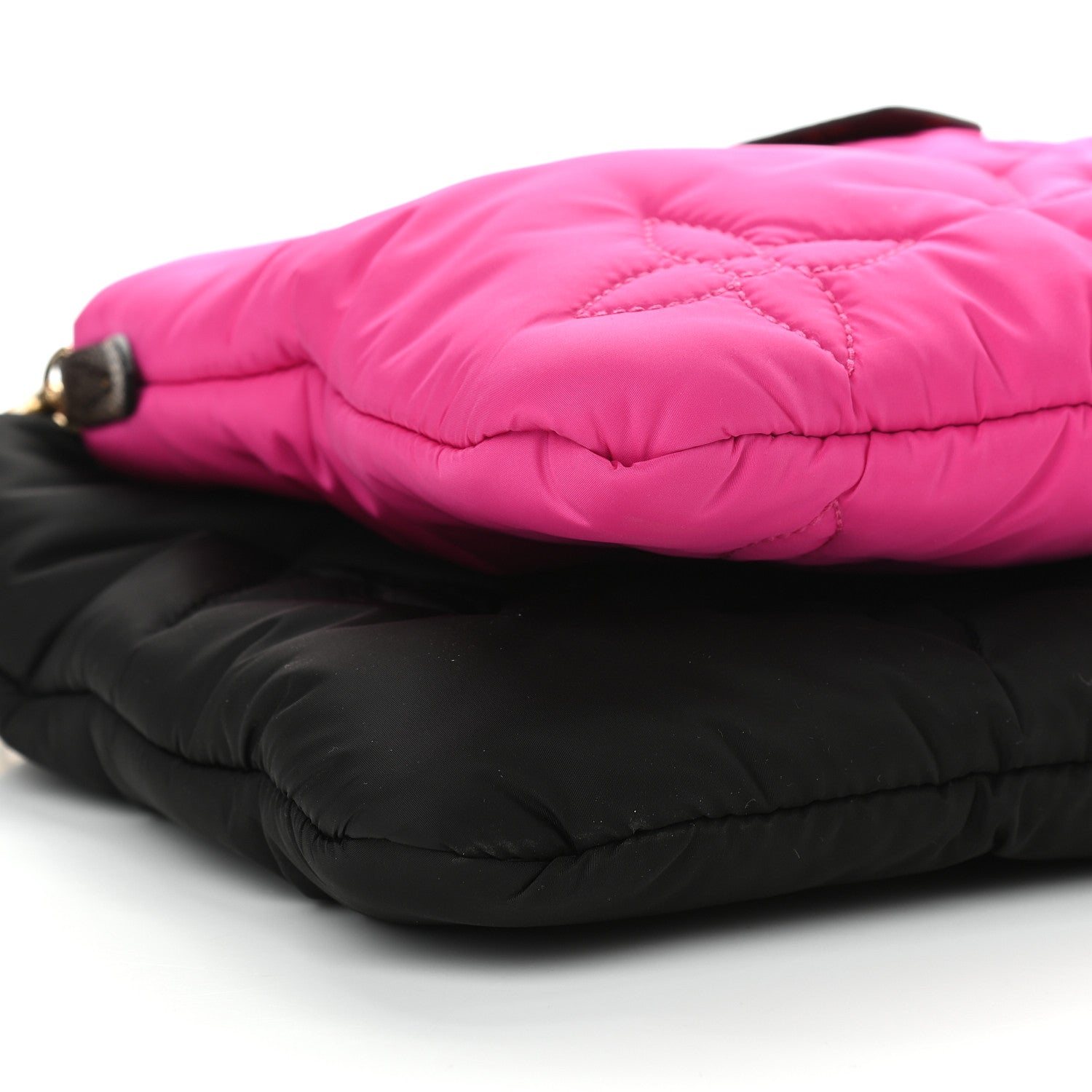 Louis Vuitton Econyl Monogram Pillow Maxi Multi Pochette Accessories Black Fuchsia 8 of 9