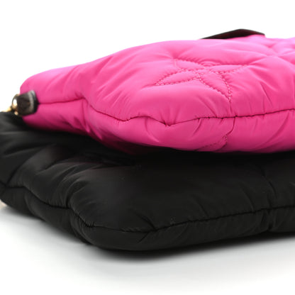 Louis Vuitton Econyl Monogram Pillow Maxi Multi Pochette Accessories Black Fuchsia 8 of 9