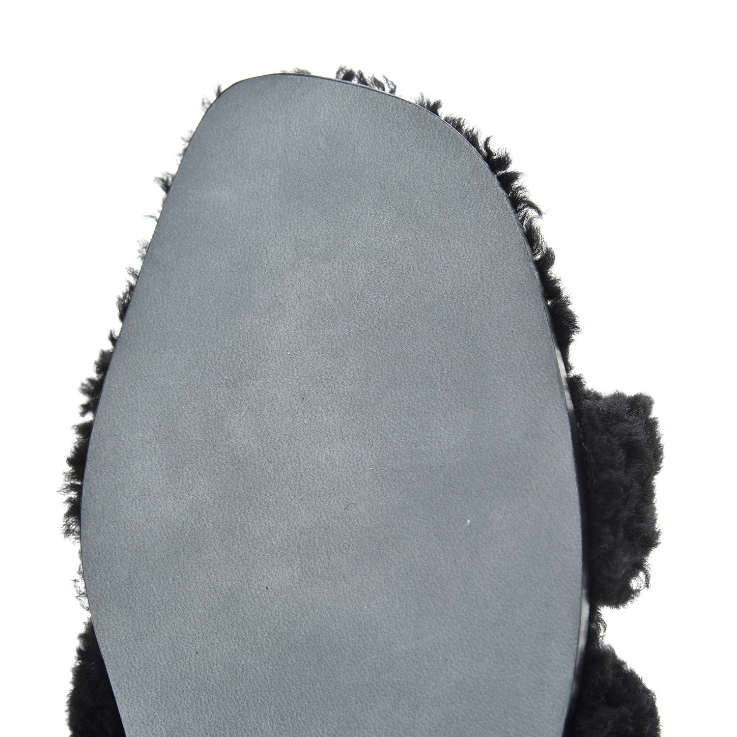 Hermes Woolskin Oran Sandals 40 Black 13 of 13