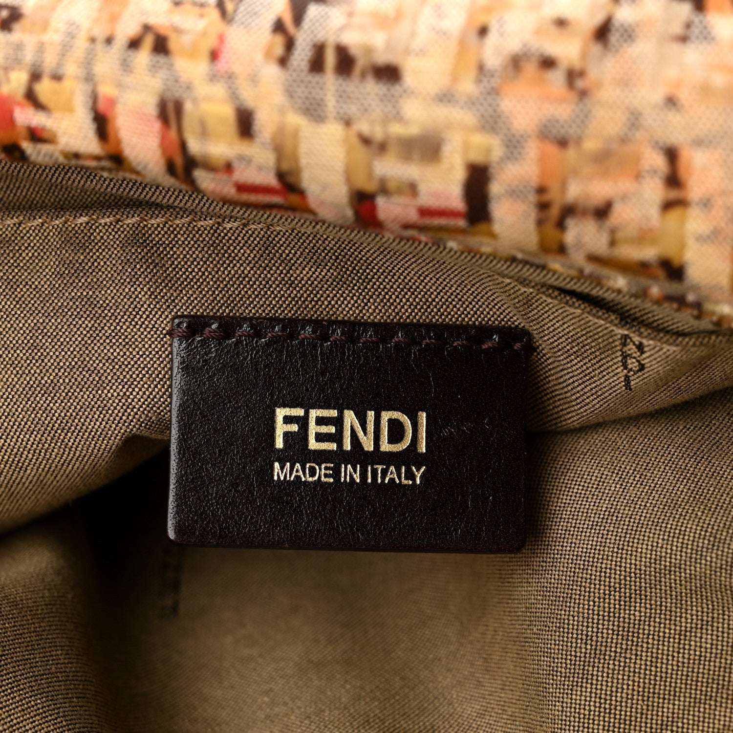Fendi Zucchino Vitello Floral Forever Boston Pesca Giallo Saddler 5 of 9