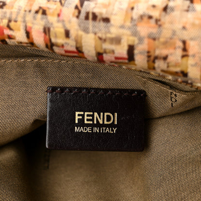 Fendi Zucchino Vitello Floral Forever Boston Pesca Giallo Saddler 5 of 9