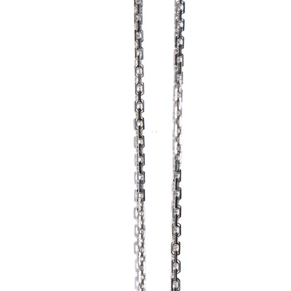 Cartier 18K White Gold Diamond Lariat Slide Pendant Necklace 7 of 9