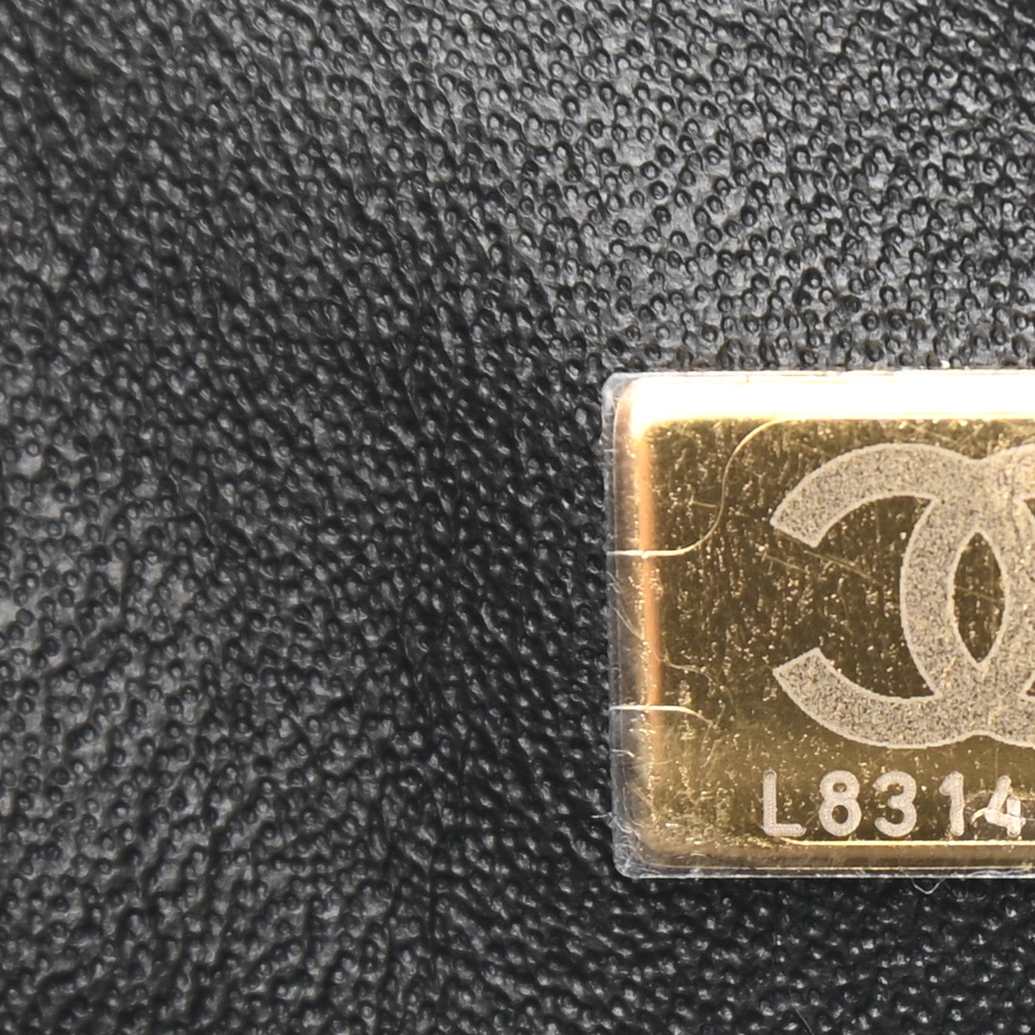 Chanel Lambskin Quilted Mini Rectangular Flap Black White 7 of 9