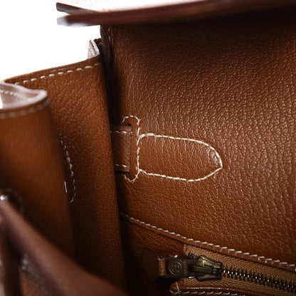 Hermes Courchevel HAC Birkin 32 Gold 11 of 37