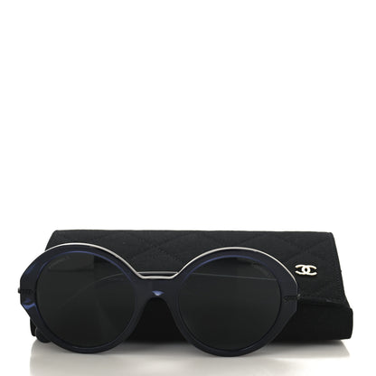 Chanel Acetate Chain Sunglasses 5511 Blue 7 of 7