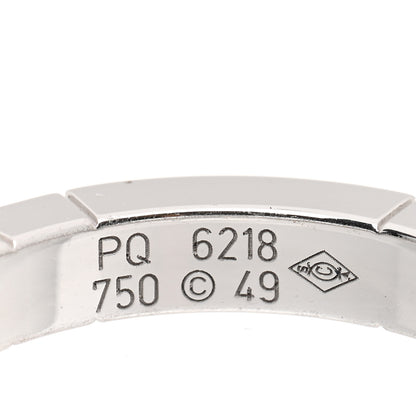 Cartier 18K White Gold Diamond Lanieres Ring 49 4.75 4 of 4
