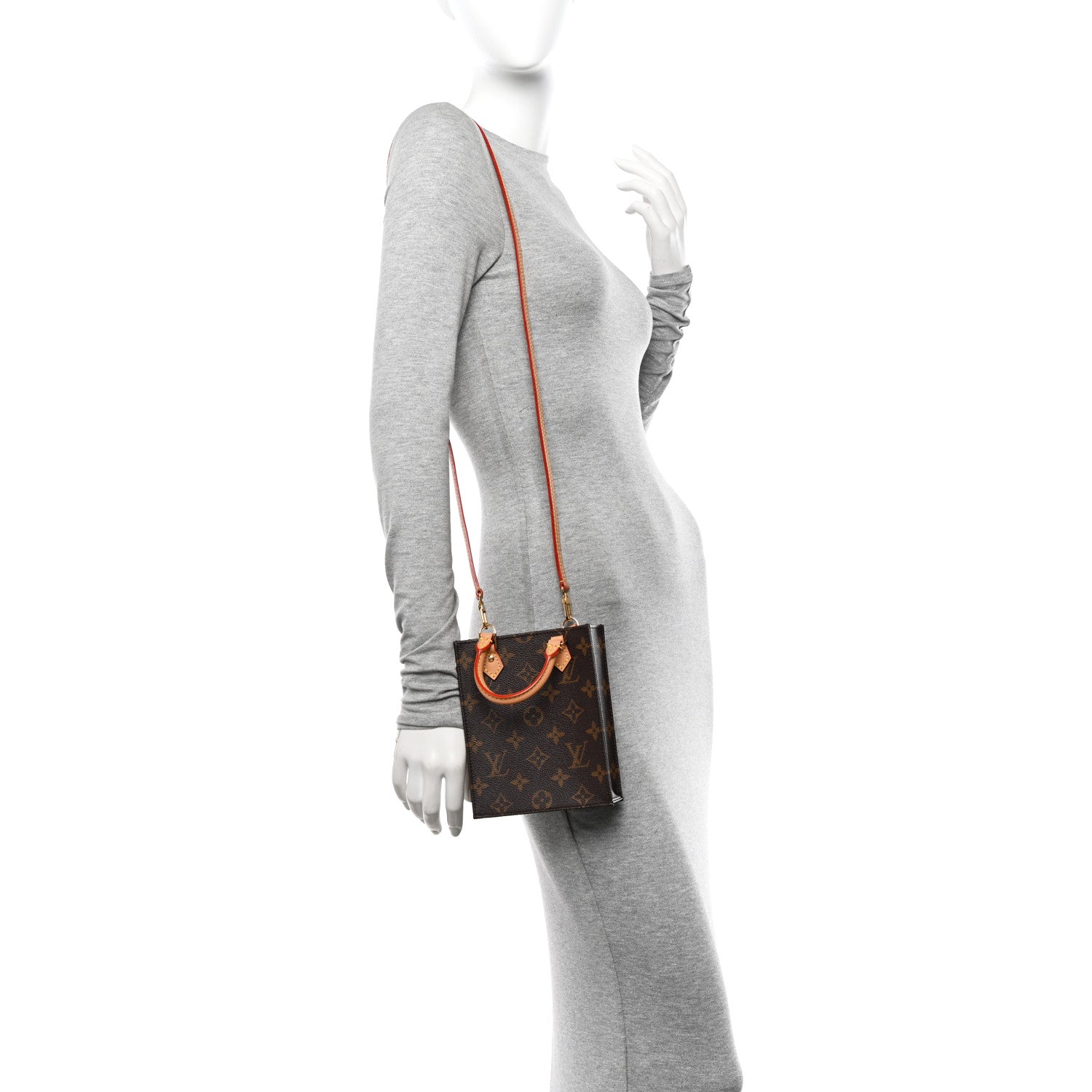 Louis Vuitton Monogram Petit Sac Plat 2 of 11