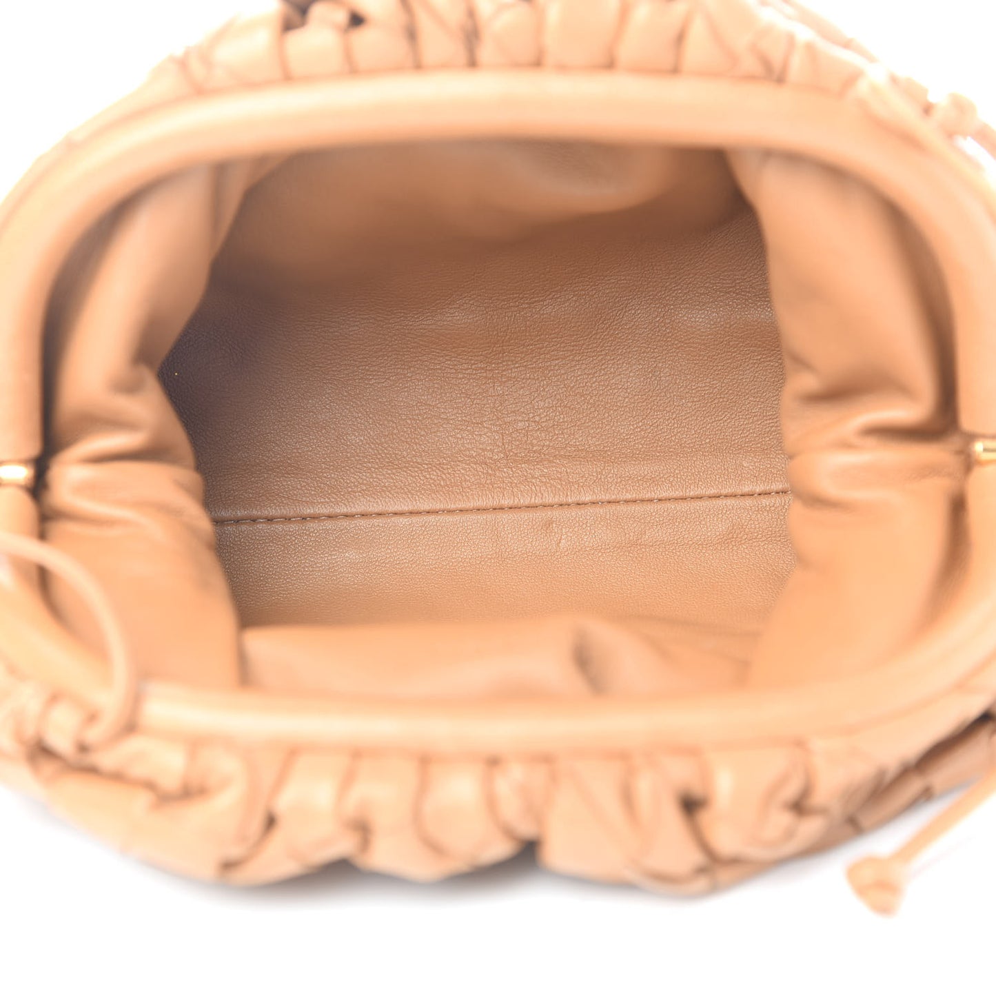 Nappa Intrecciato The Mini Pouch Carmel