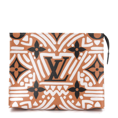 Louis Vuitton Monogram Giant Crafty Pochette Toiletry 26 Creme Caramel 1 of 7