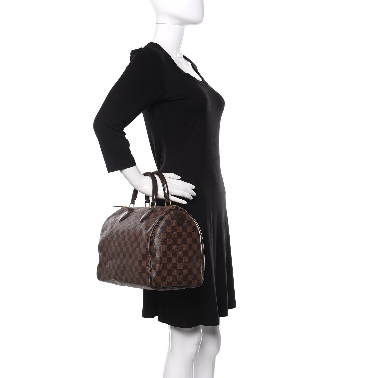Louis Vuitton Damier Ebene Speedy 30 2 of 16