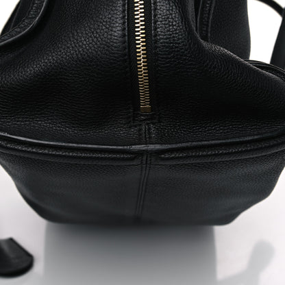 Alexander McQueen Pebbled Calfskin Large Skull Padlock Zip Around Tote Black 23 of 24