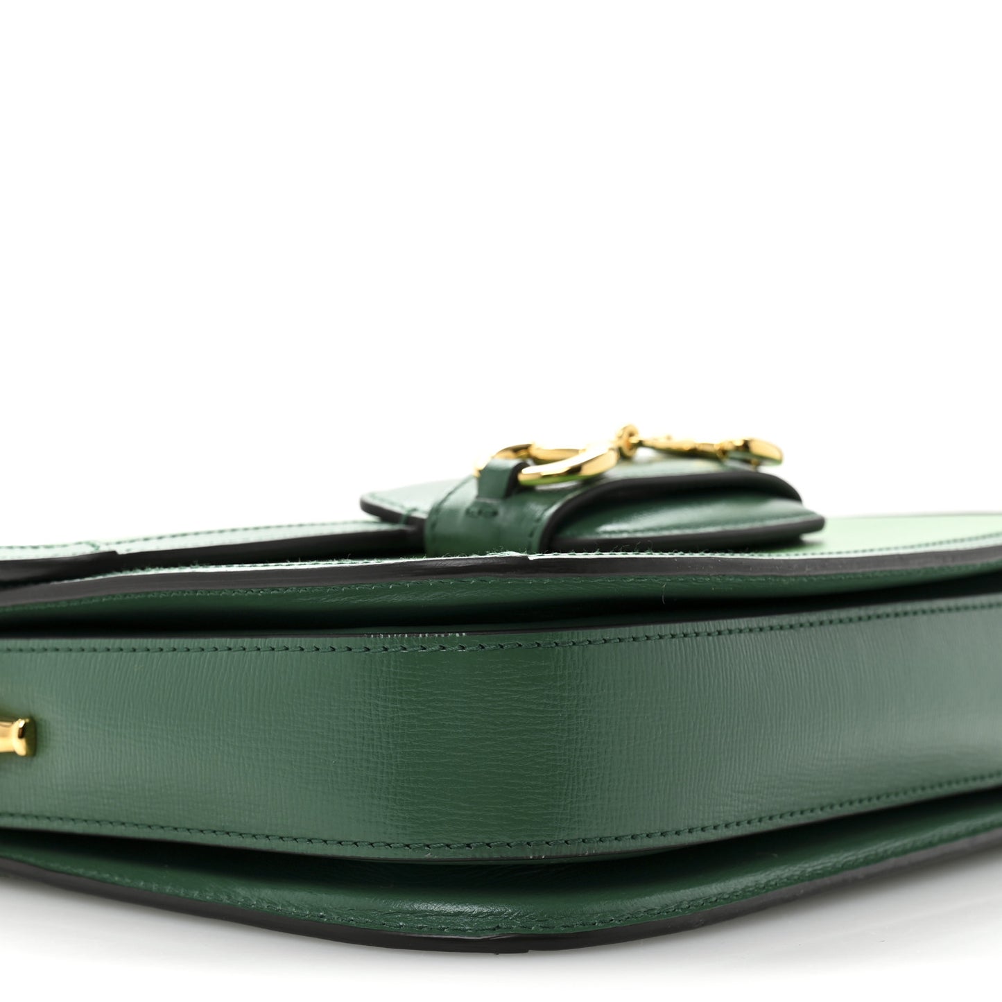 Azalea Calfskin Horsebit 1955 Shoulder Bag New Shamarock Emerald