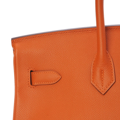 Hermes Epsom Birkin 35 Orange 30 of 37