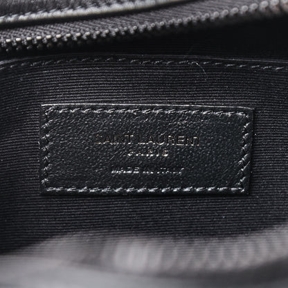 Saint Laurent Calfskin Matelasse Monogram Lou Camera Bag Black 8 of 9