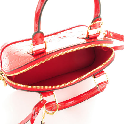 Louis Vuitton Vernis Alma BB Cherry 5 of 8