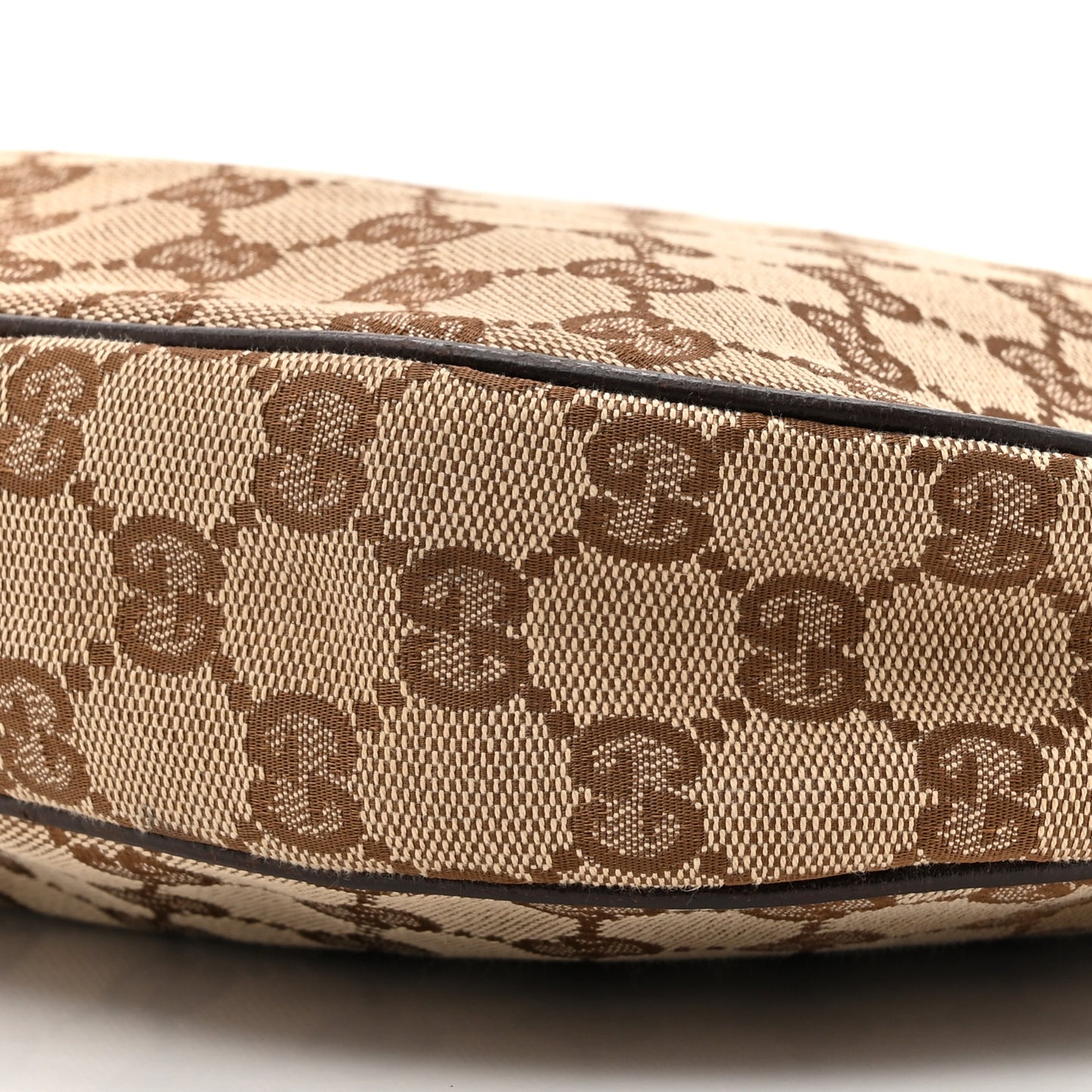 Monogram Medium Half Moon Hobo Dark Brown