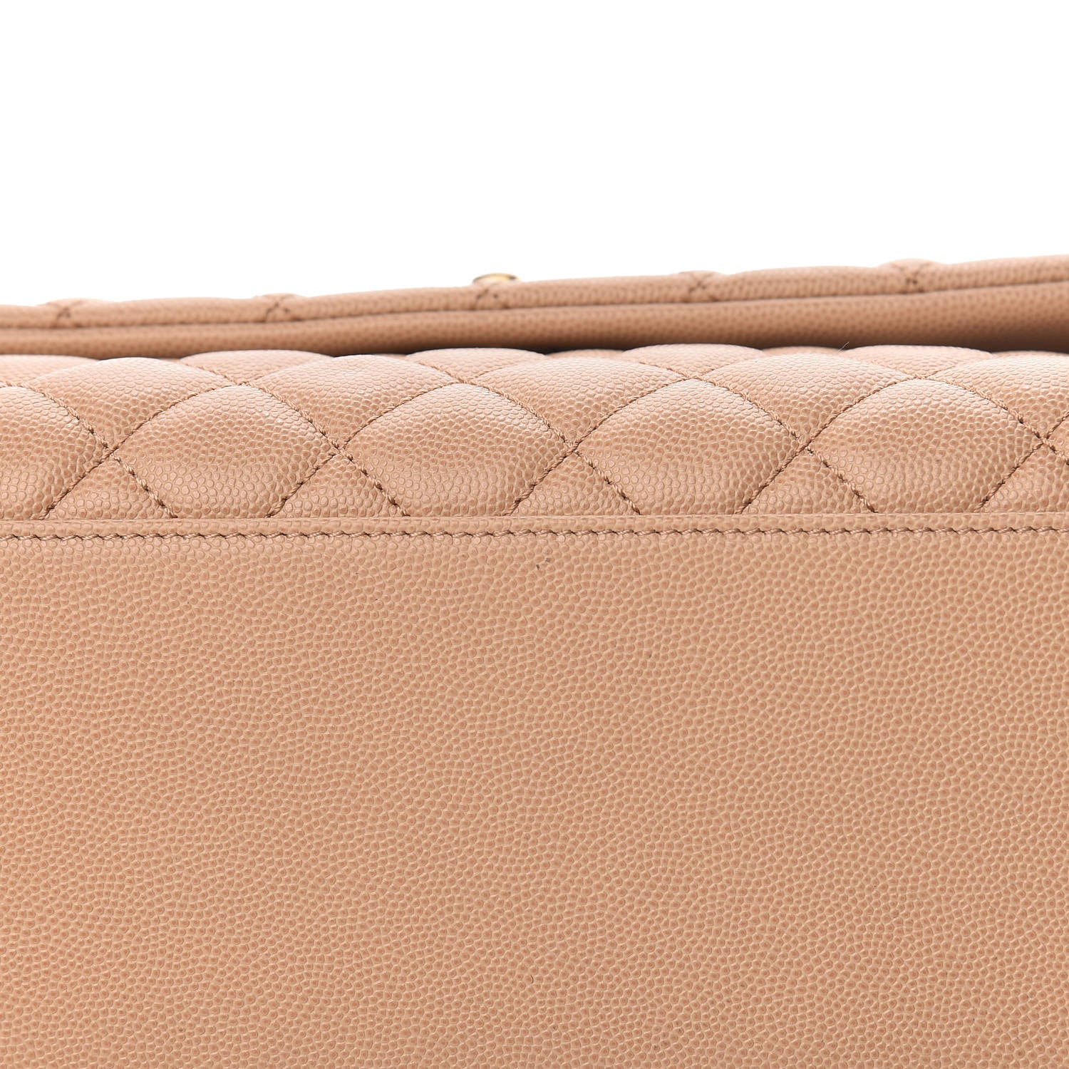 Chanel Caviar Lizard Embossed Quilted Small Coco Handle Flap Beige 6 of 18