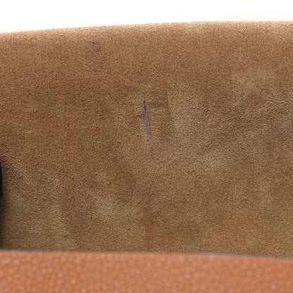 Loewe Grained Calfskin Small Gate Crossbody Bag Caramel Pecan 9 of 10