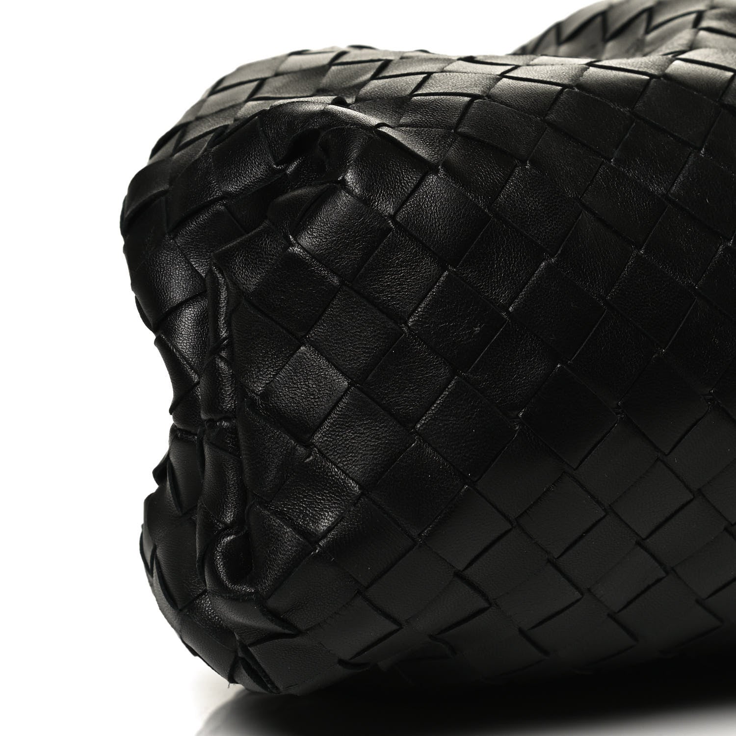 Bottega Veneta Nappa Maxi Intreccio The Pouch Oversized Clutch Black 10 of 11