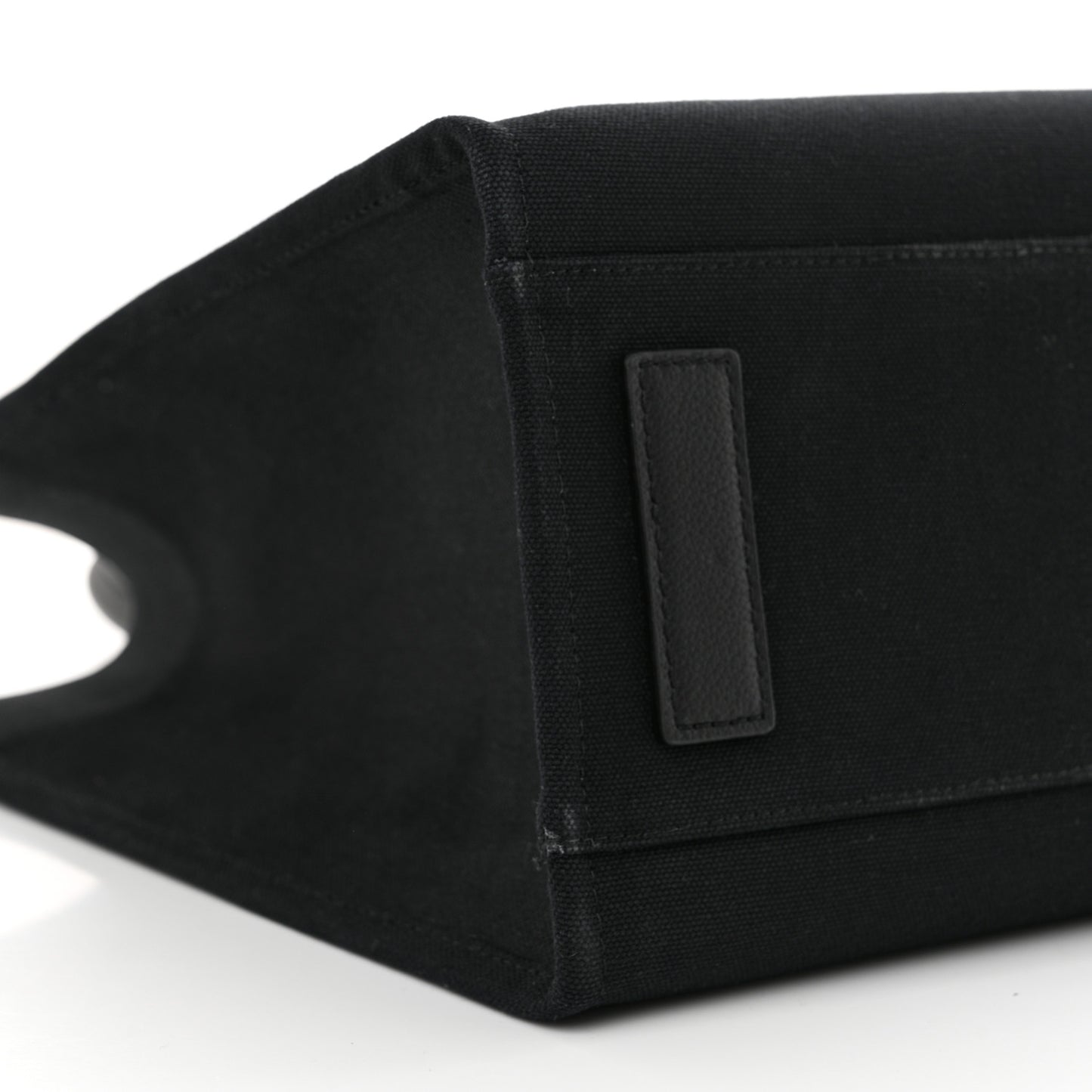 Canvas Calfskin Large La Medusa Tote Bag Black
