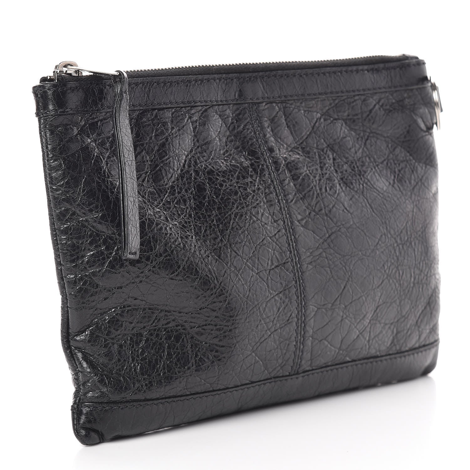 Balenciaga Agneau Arena Classic Hardware Small Clip Black 3 of 7