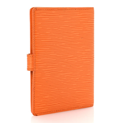 Louis Vuitton Epi Small Ring Agenda Cover Mandarin 3 of 11