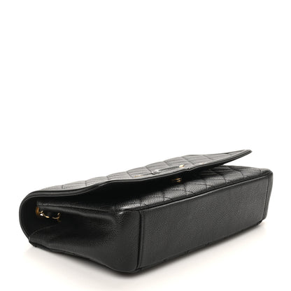 Chanel Caviar Quilted Medium CC Filigree Flap Black 4 of 10