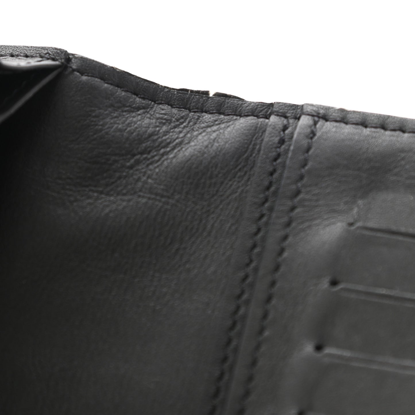 Calfskin Monogram Shadow Brazza Wallet Black