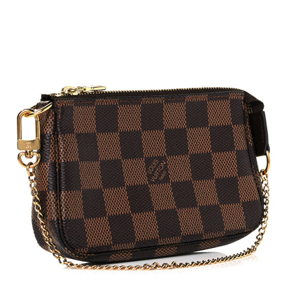 Louis Vuitton Damier Ebene Mini Pochette Accessories 3 of 8
