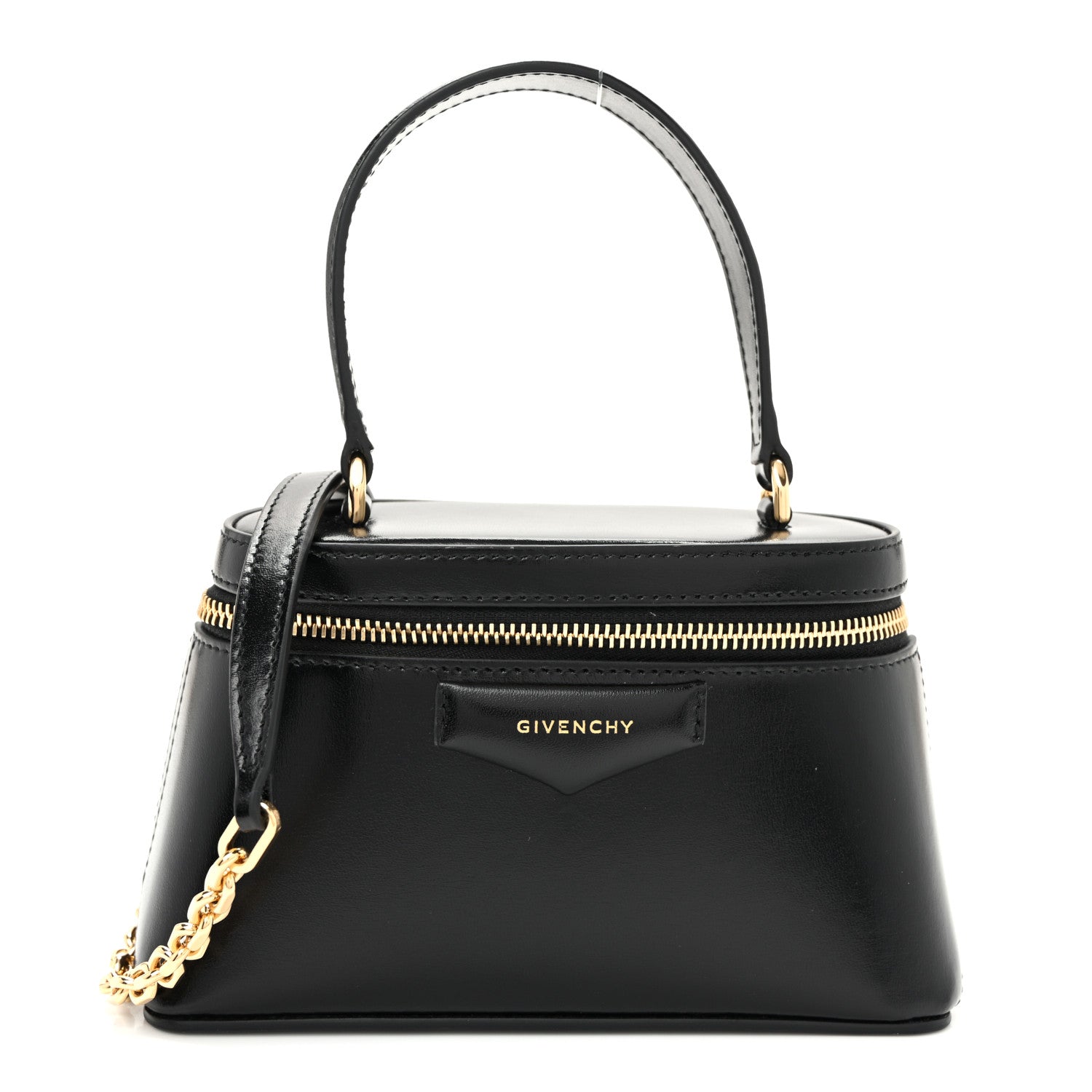 Givenchy Box Calfskin Antigona Mini Vanity Bag With Chain Black 9 of 9