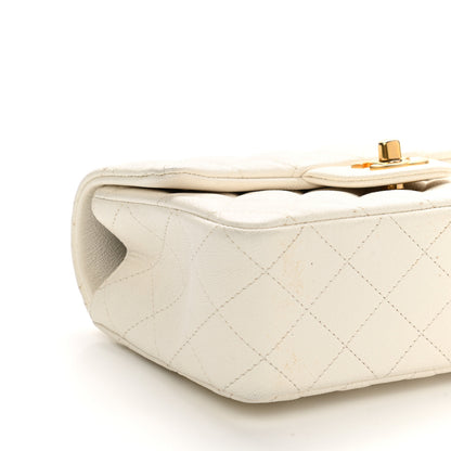 Chanel Caviar Quilted Mini Top Handle Rectangular Flap White 9 of 11