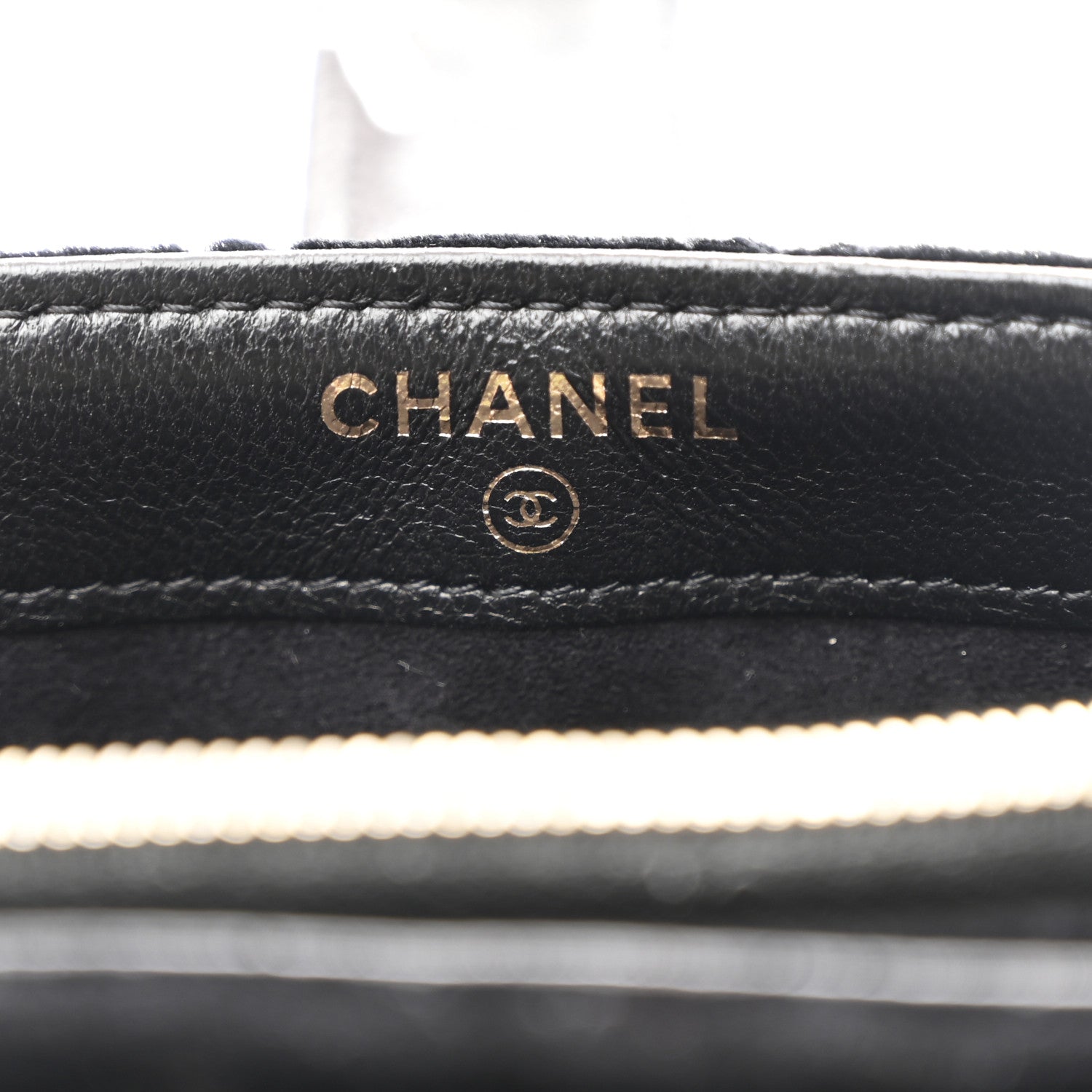 Chanel Velvet Quilted Small Clutch With Chain  Black 7 of 12