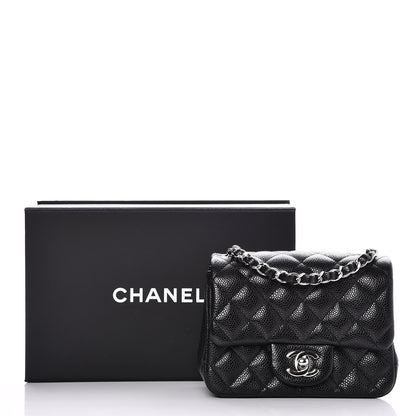 Chanel Caviar Quilted Mini Square Flap Black 8 of 8