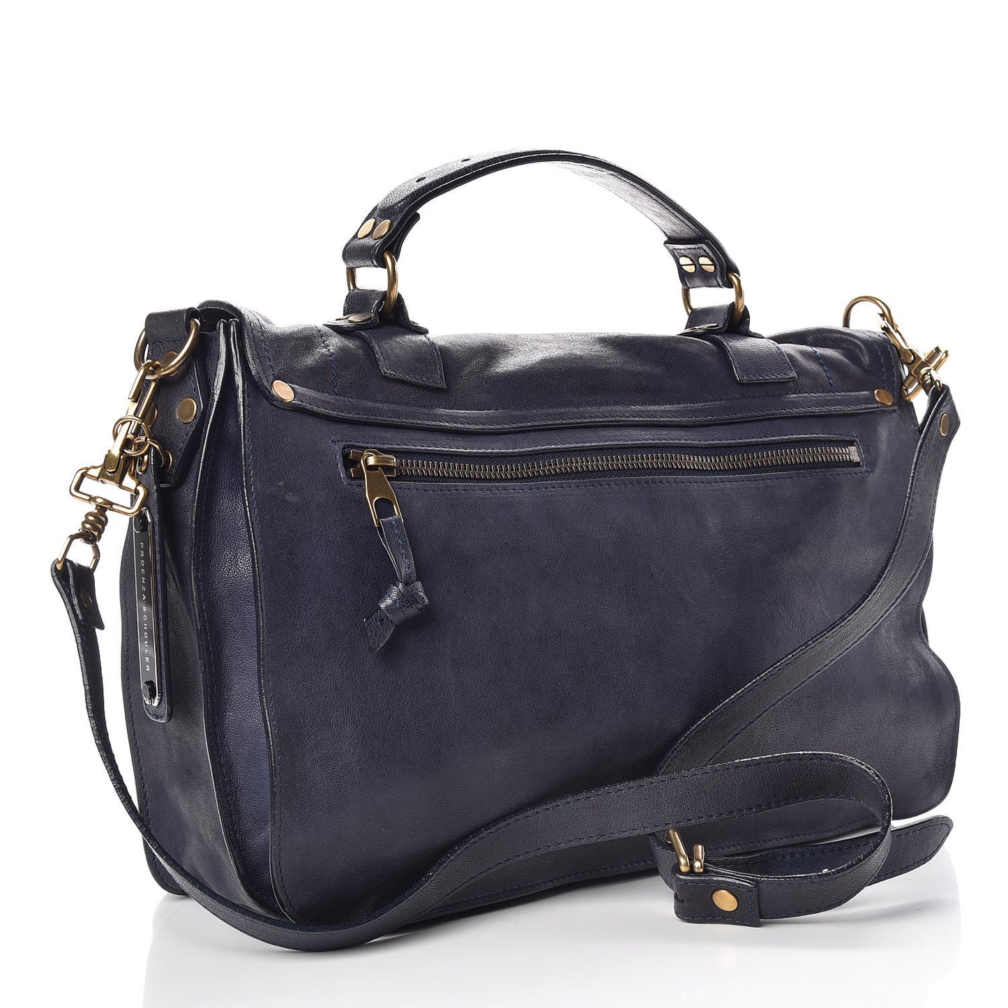 Lambskin Medium PS1 Satchel Midnight