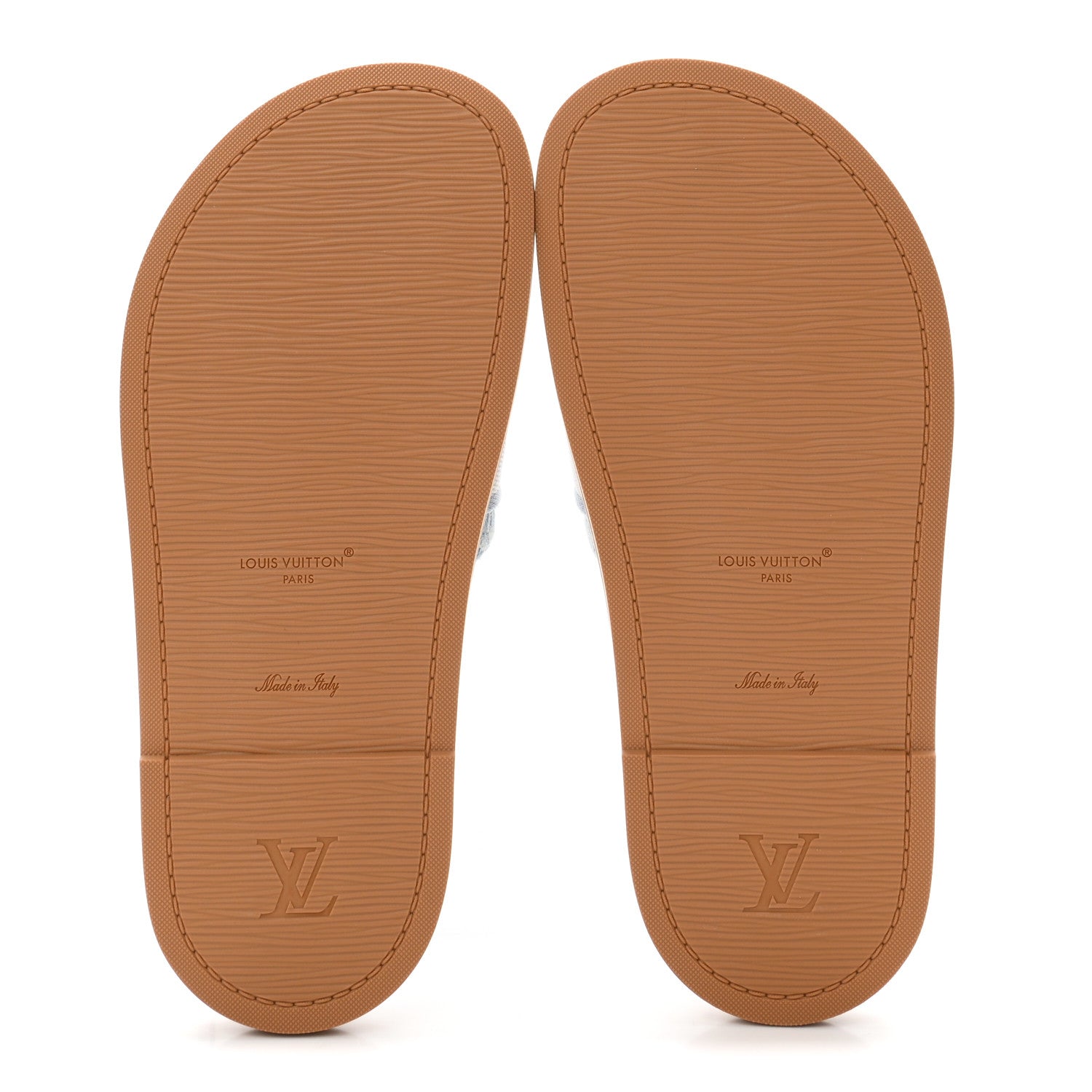 Louis Vuitton Monogram Denim LV Bliss Womens Comfort Mules 38 Turquoise 6 of 9