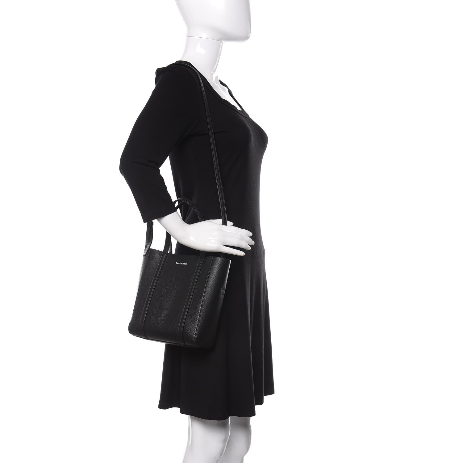 Balenciaga Calfskin XXS Everyday Tote Black 2 of 9