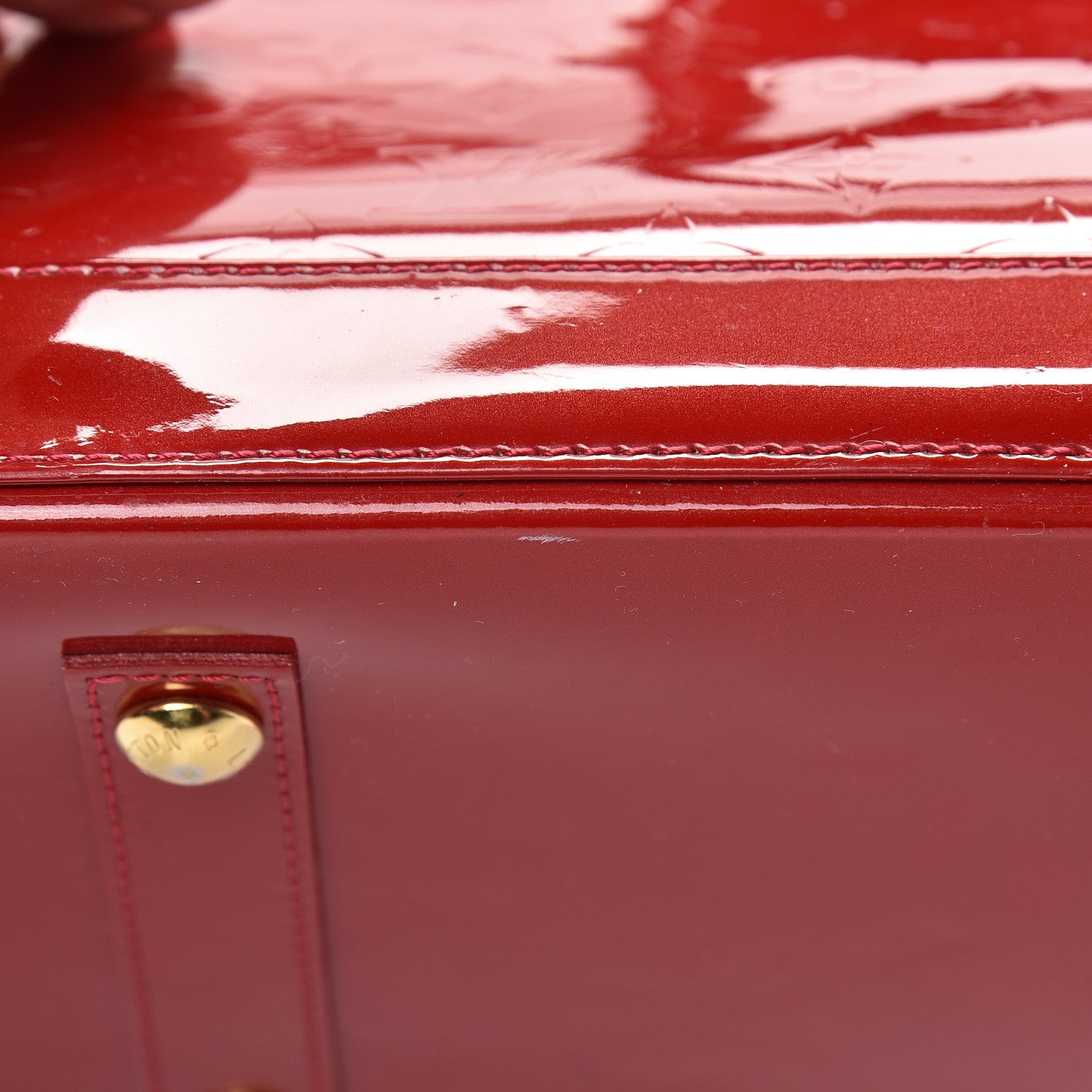 Louis Vuitton Vernis Alma GM Pomme D'Amour 12 of 14