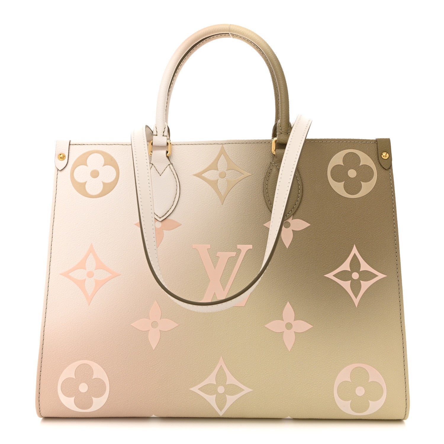 Louis Vuitton Monogram Giant Spring In The City Onthego MM Sunset Kaki 1 of 9