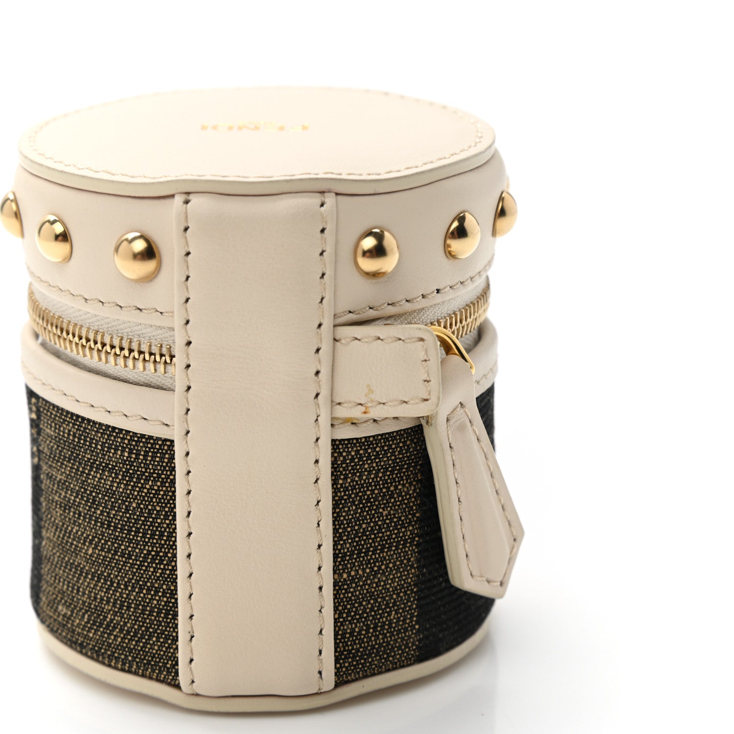 Fendi Pequin Studded Mini Box Camelia 8 of 8