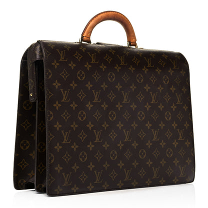 Louis Vuitton Monogram Serviette Fermoir NM Briefcase 2 of 12