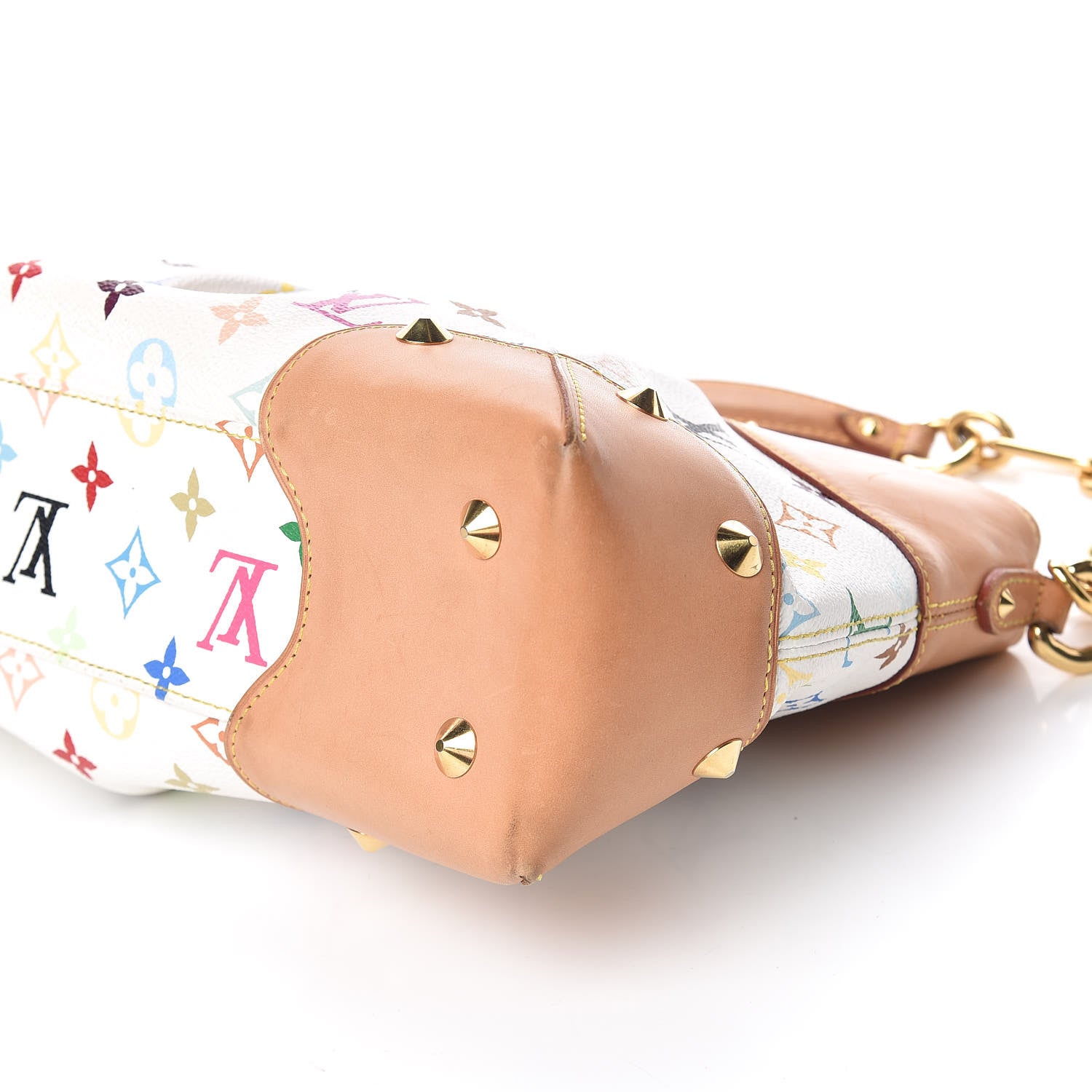 Louis Vuitton Monogram Multicolor Judy GM White 6 of 8