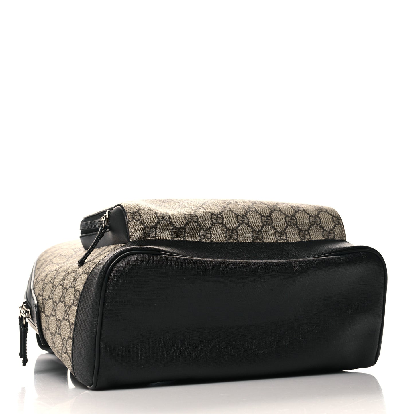 GG Supreme Monogram Medium Backpack Black