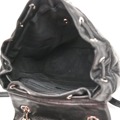 Chanel Calfskin Quilted Small Urban Spirit Backpack Black 5 of 10