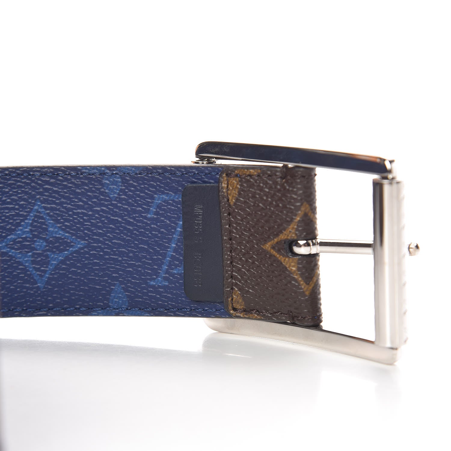 Louis Vuitton Monogram 40mm Reverso Belt 100 40 Pacific Blue 6 of 7