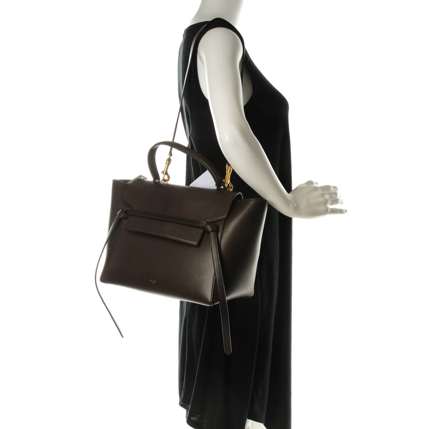 Supersoft Calfskin Mini Belt Bag Wood