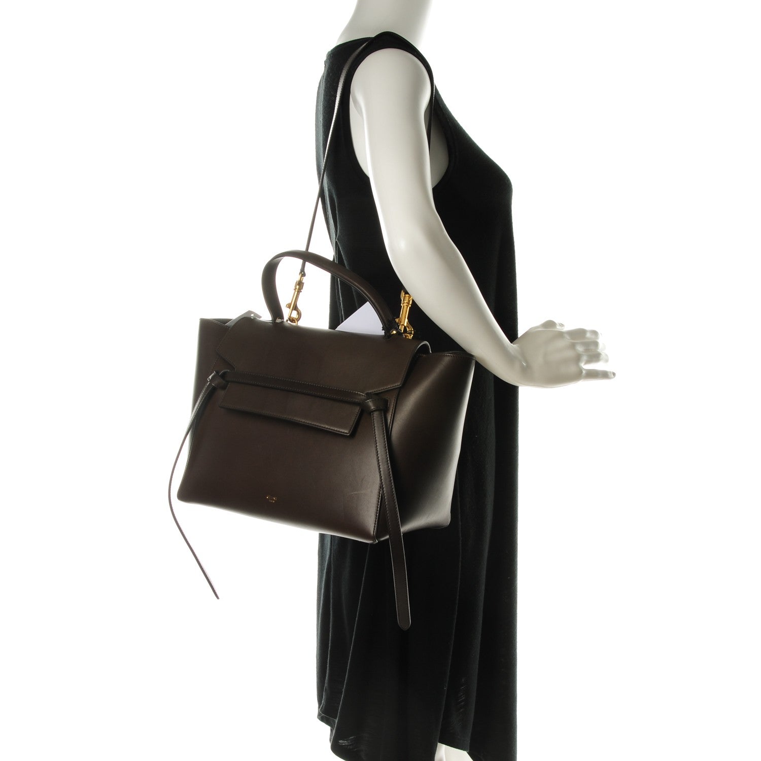 Celine Supersoft Calfskin Mini Belt Bag Wood 2 of 8