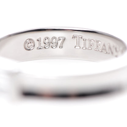 Tiffany 18K White Gold Diamond Baguette Stackable Ring 53.6.25 4 of 7