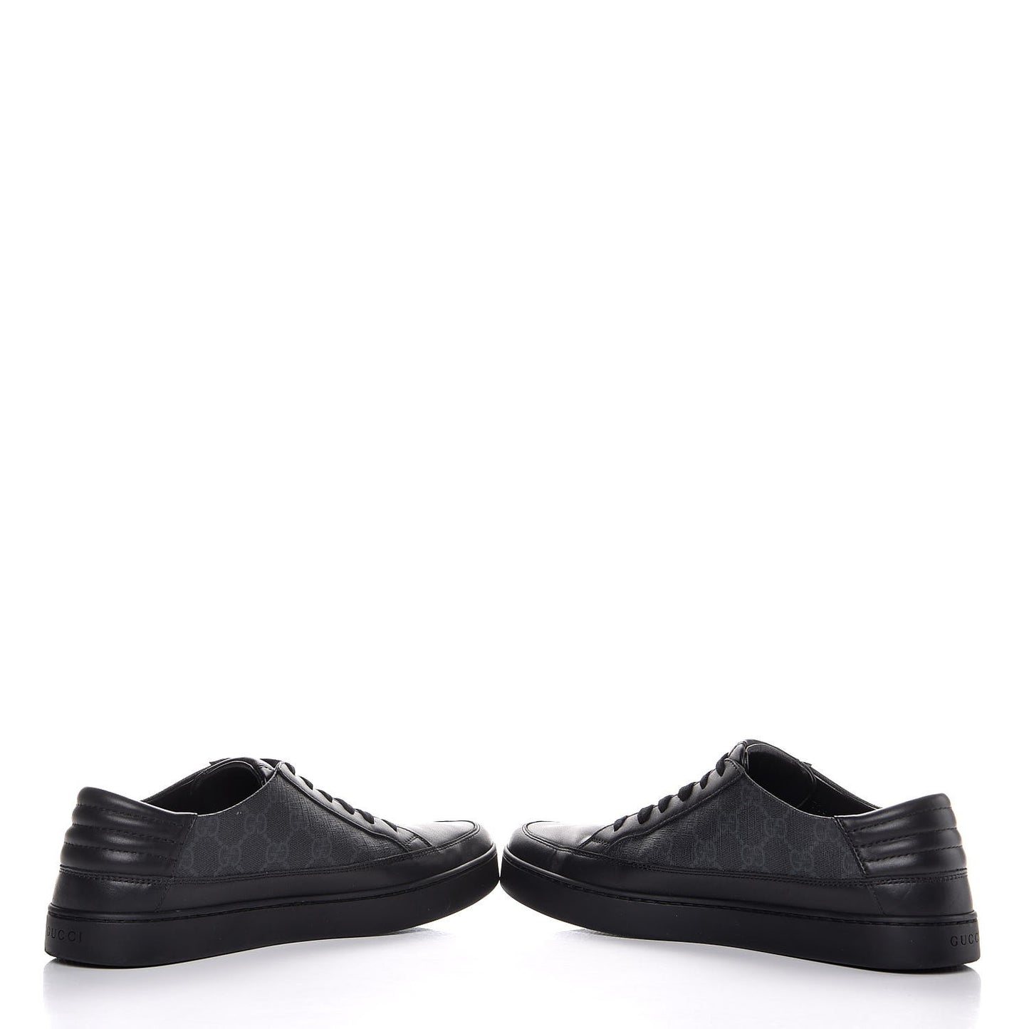 GG Supreme Monogram Mens Sneakers 9.5 Black