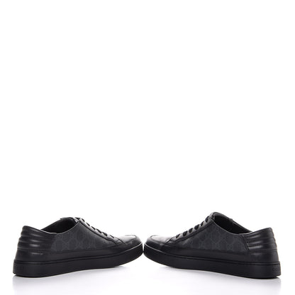 Gucci GG Supreme Monogram Mens Sneakers 9.5 Black 5 of 11