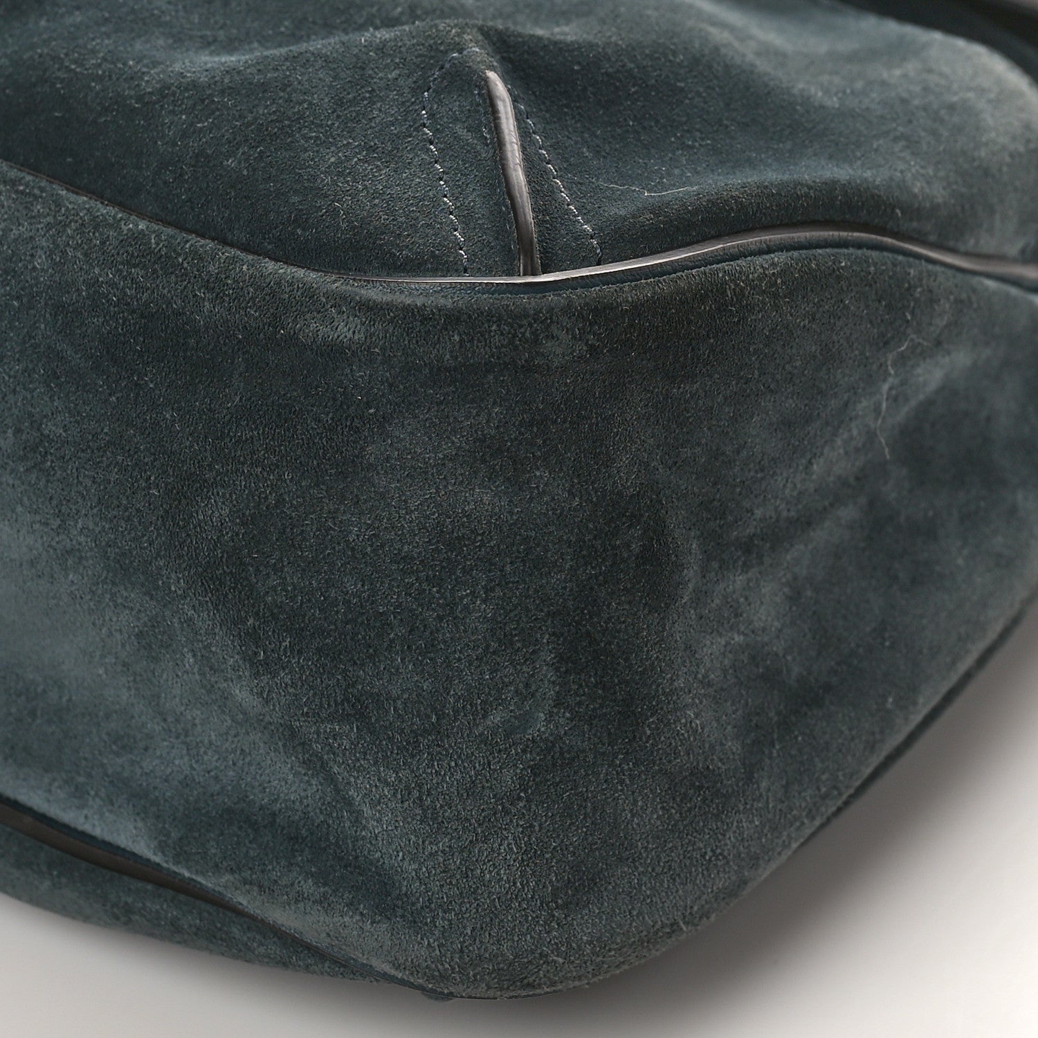 Chloe Suede Medium Lexa Shoulder Bag Silver Blue 8 of 8